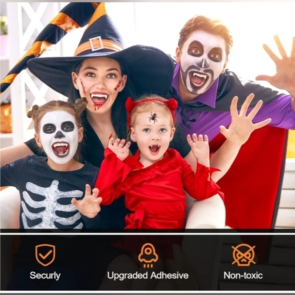 Vampire Teeth Fangs Adult and Kids - Picture 3 of 6